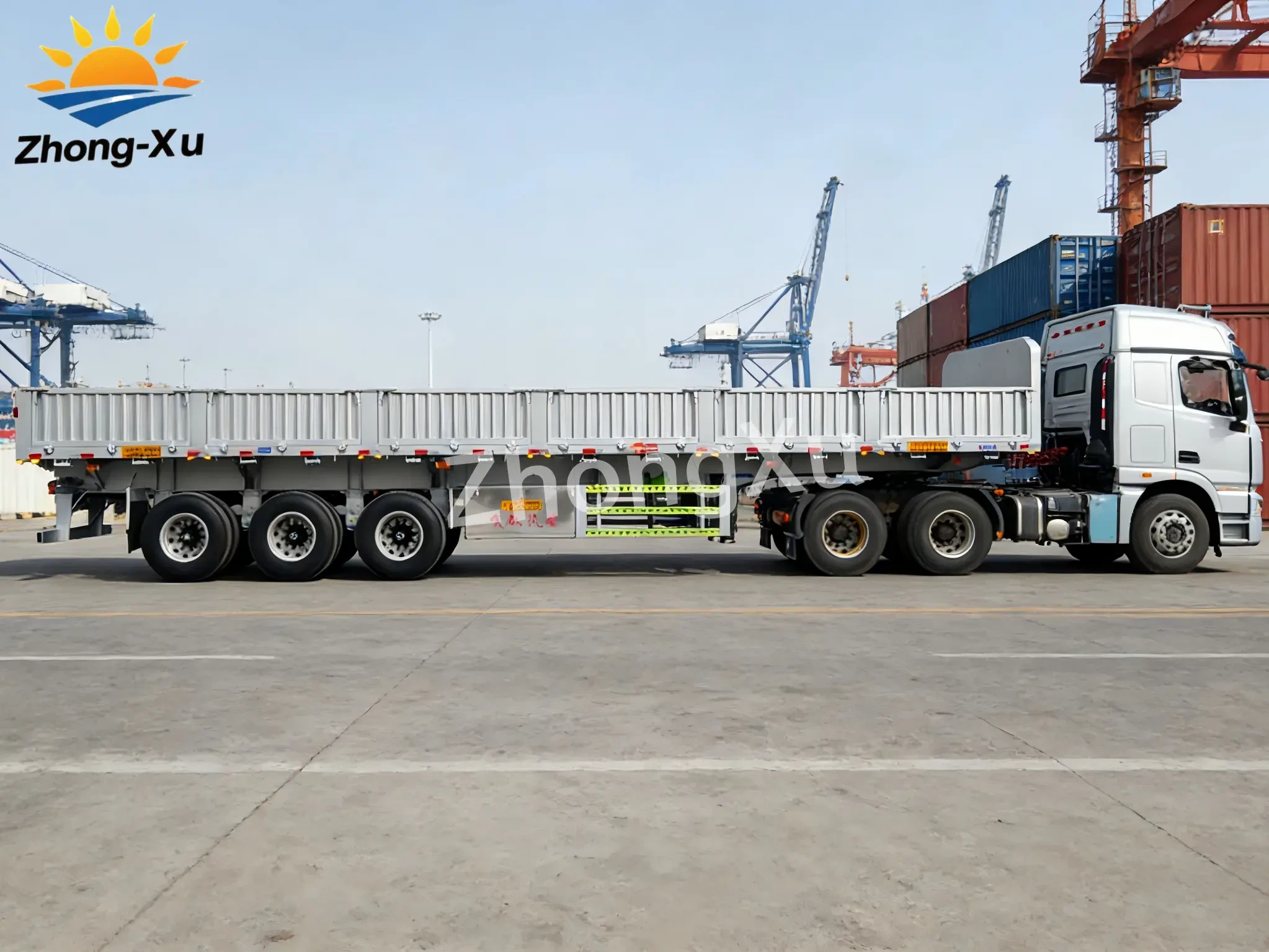 3 akselin kaatopaika -perävaunu